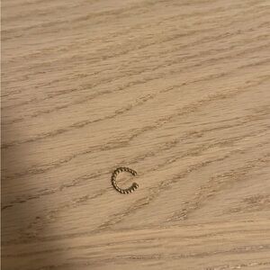 Mejuri Solid gold beaded ear cuff